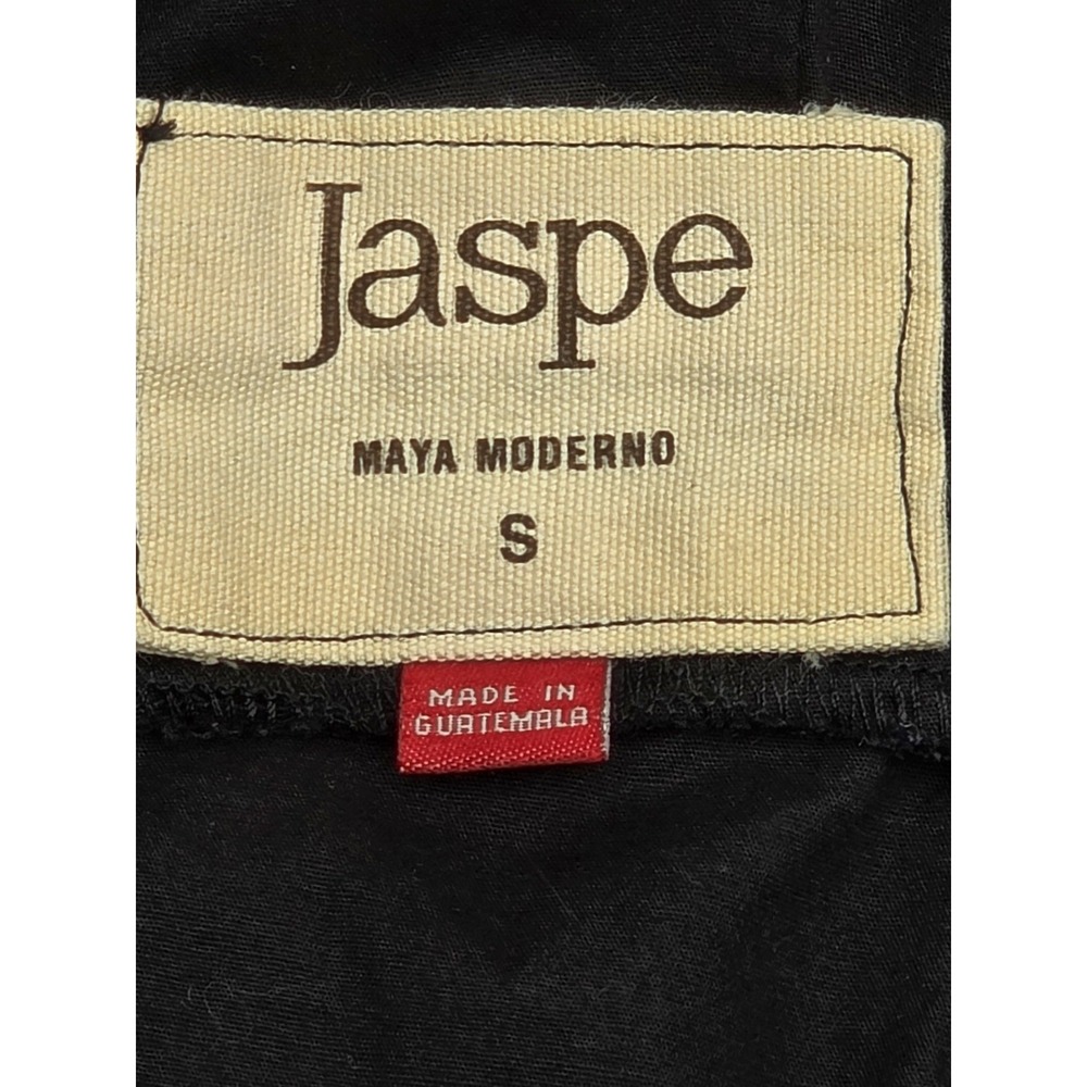 Jaspe Maya Moderno Asymmetrical Ruffle Skirt Black Boho Women's Size Small - Picture 6 of 6